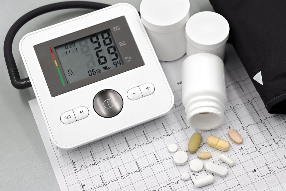 Blood pressure monitor and medication